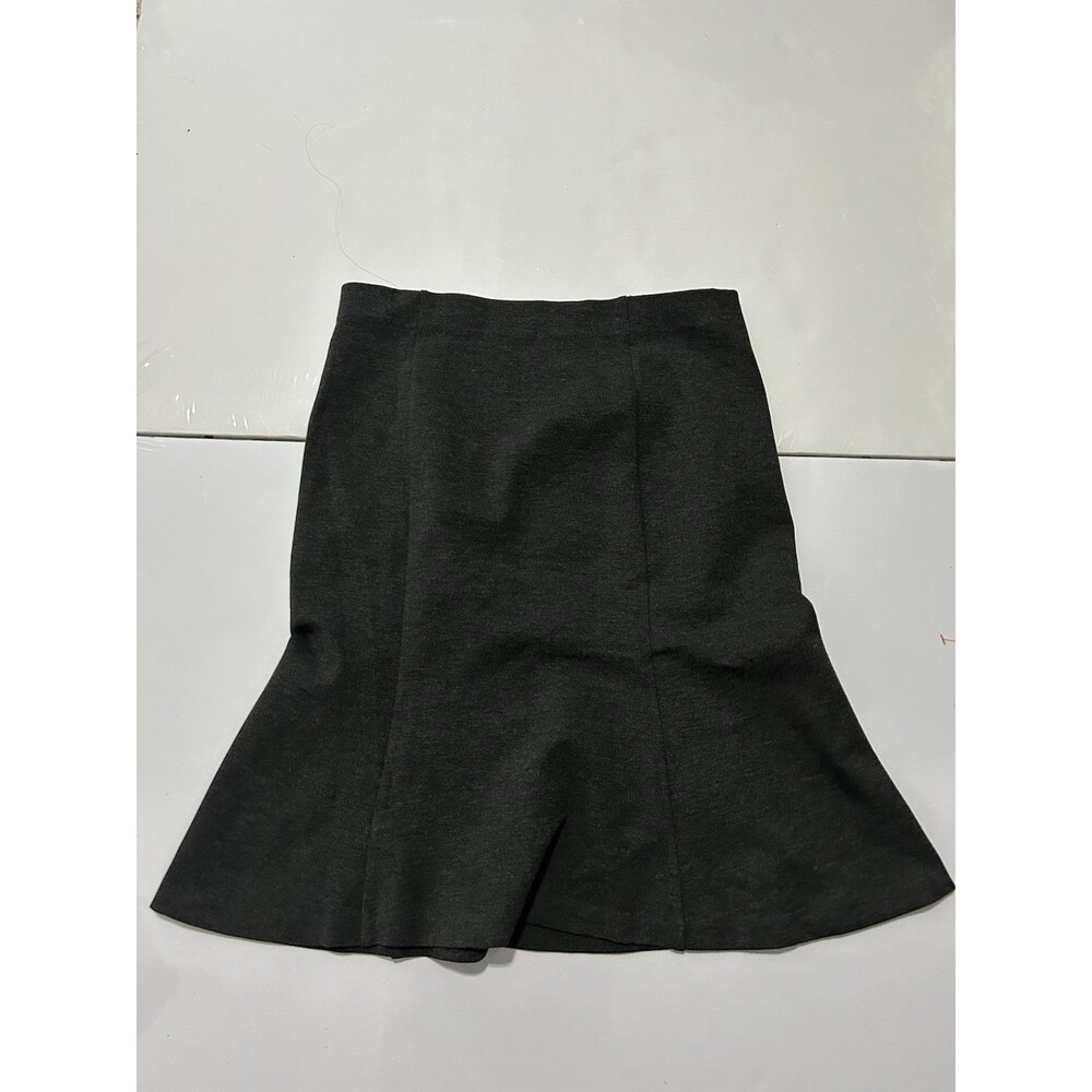 DKNYC Grey Pull On Pencil Skirt Stretch Classic Work Womens Small S Rayon Blend